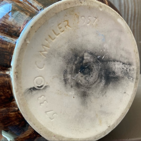 Vintage C. Miller Pitcher Carafe 1957 - Picture 9 of 10